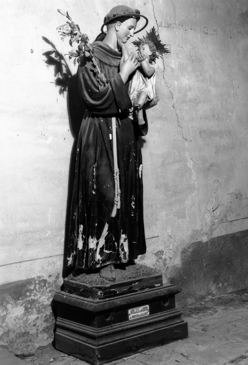 Sant'Antonio da Padova (statua) - produzione toscana (sec. XX)