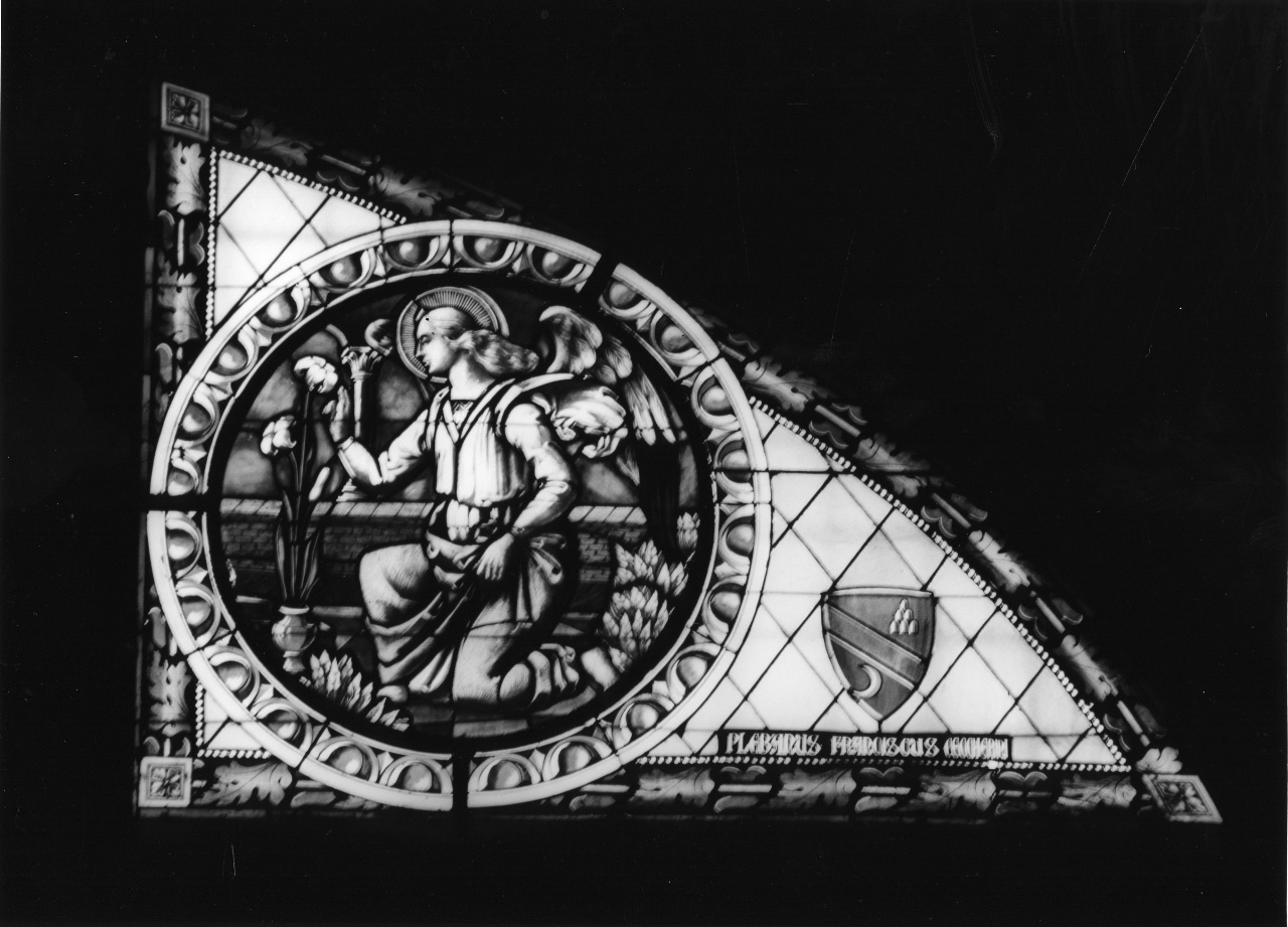 angelo annunciante (vetrata) di Masini Bruno (sec. XX)