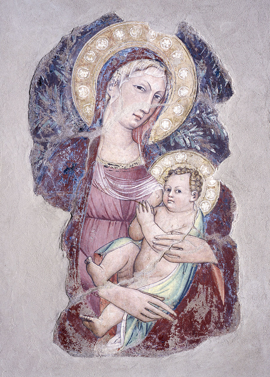 Madonna con Bambino (dipinto, frammento) di Cenni di Francesco di Ser Cenni (attribuito) (ultimo quarto sec. XIV)