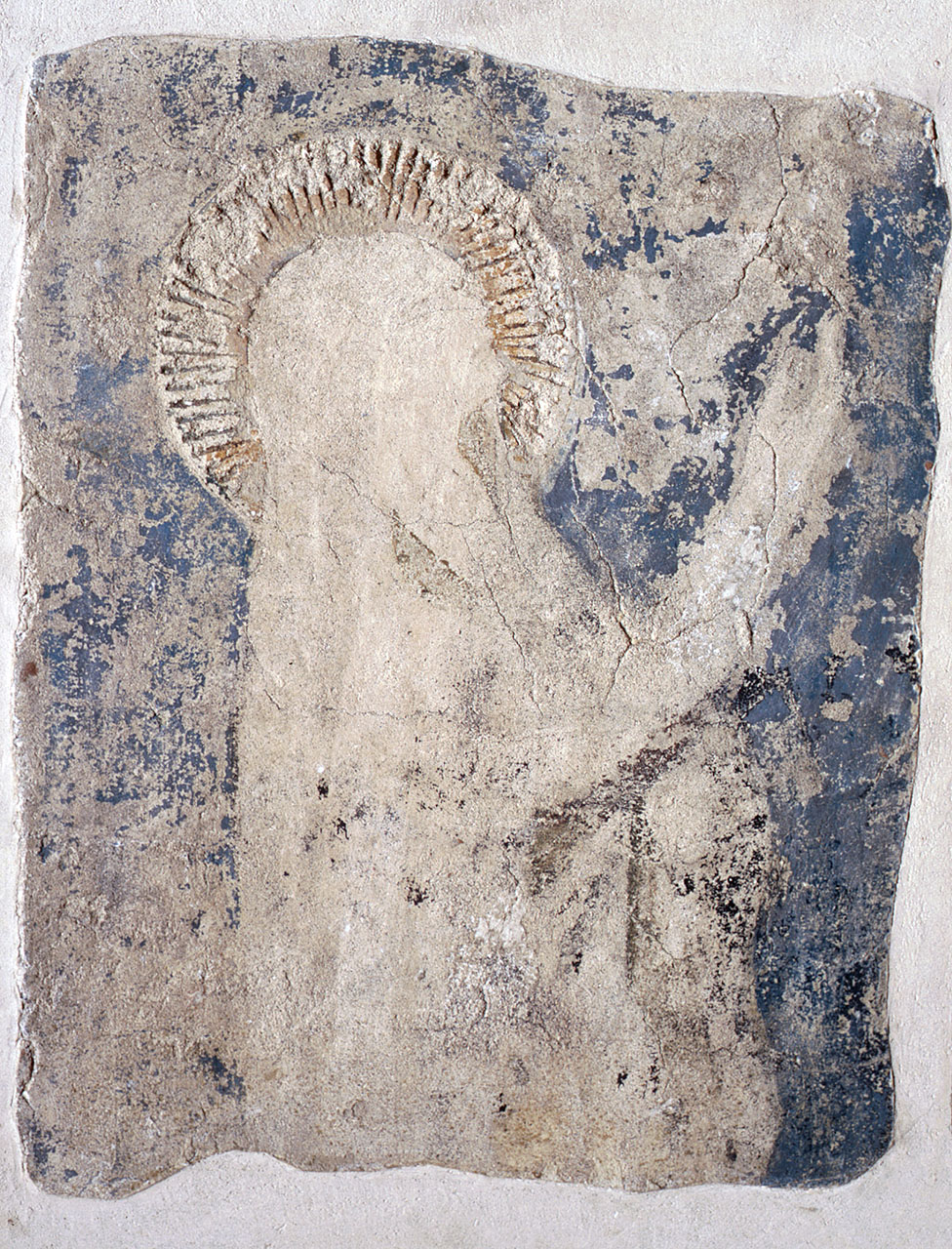 Cristo Crocifisso con la Madonna e i dolenti (dipinto, frammento) - ambito fiorentino (prima metà sec. XIV)