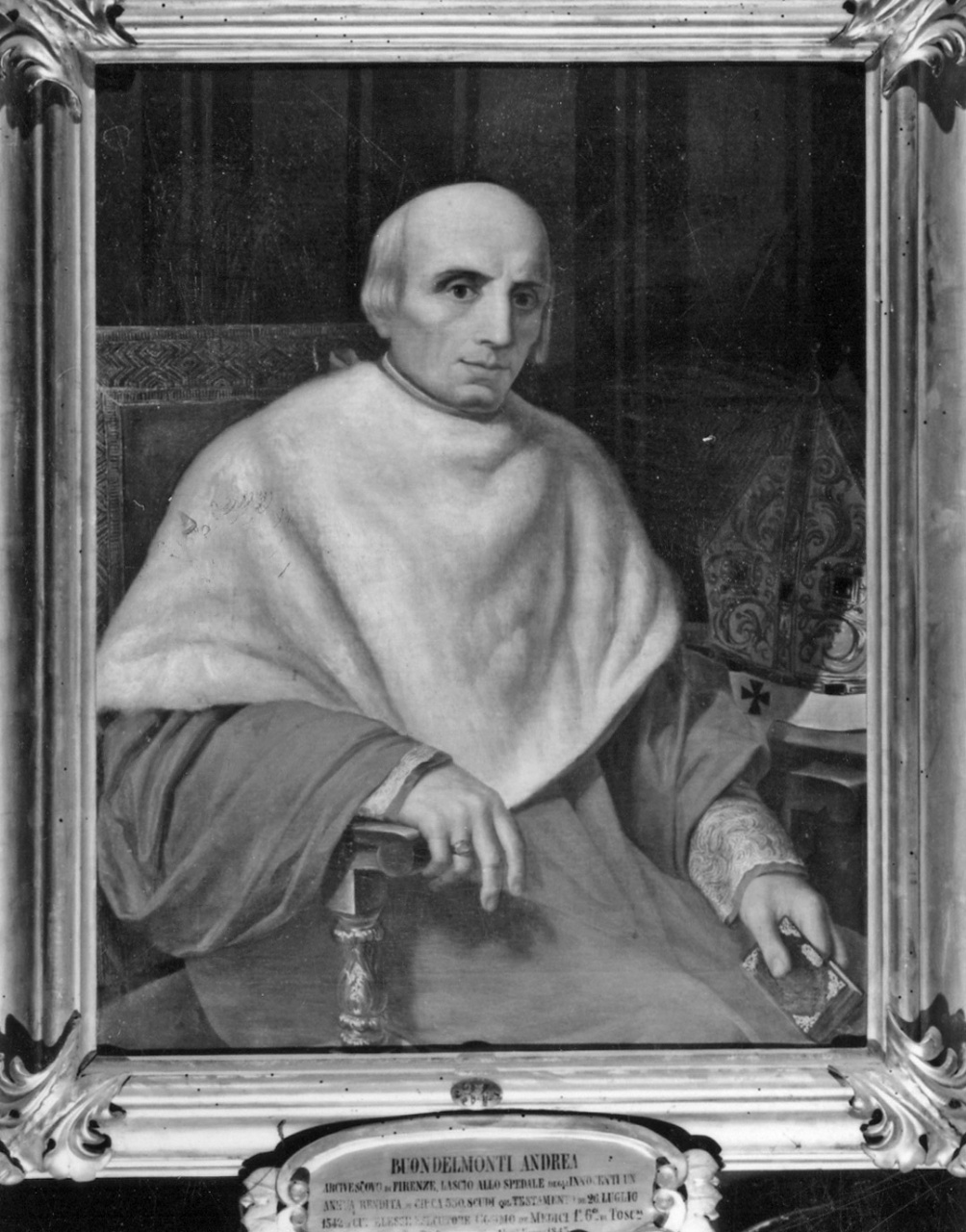 ritratto di Mons. Andrea Buondelmonti (dipinto) di Benvenuti Tito (attribuito) (sec. XIX)