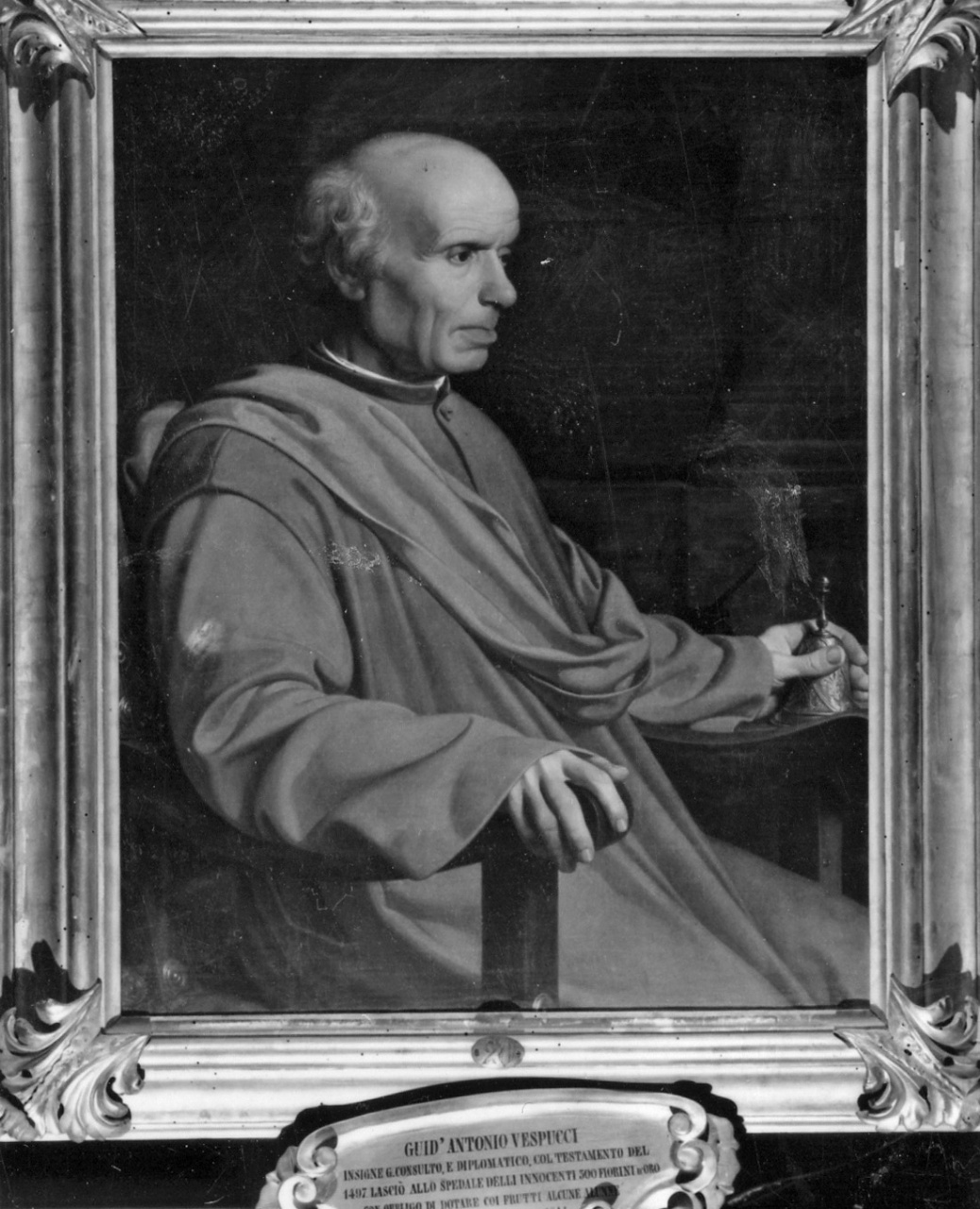 ritratto di Guido Antonio Vespucci (dipinto) di Mussini Luigi (attribuito) (sec. XIX)