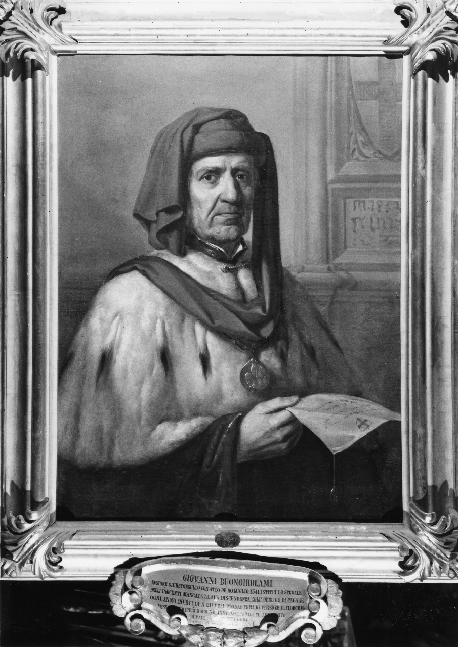 ritratto di Giovanni Buongirolami (dipinto) di Sanesi Nicola (attribuito) (sec. XIX)