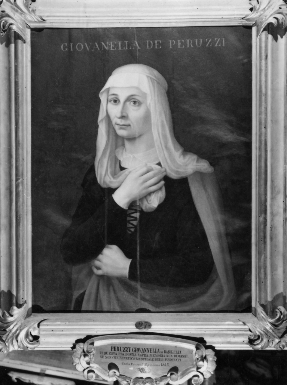 ritratto di Giovannella Peruzzi (dipinto) di Falcini Carlo (attribuito) (sec. XIX)
