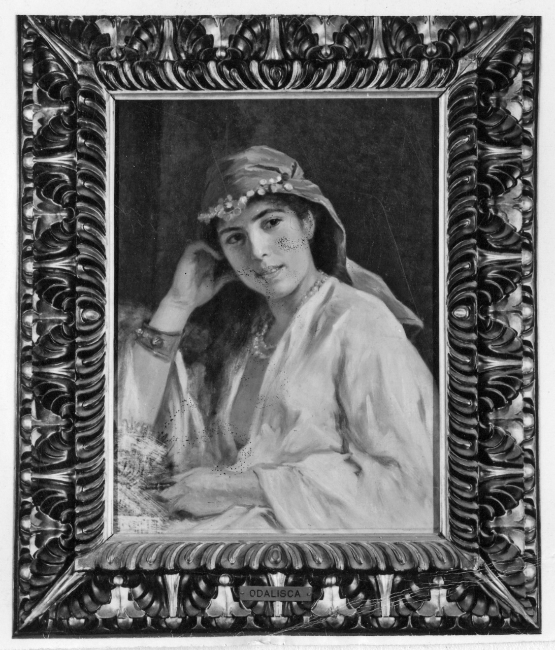 ritratto di donna (dipinto) di De Sanctis Guglielmo (attribuito) (sec. XIX)