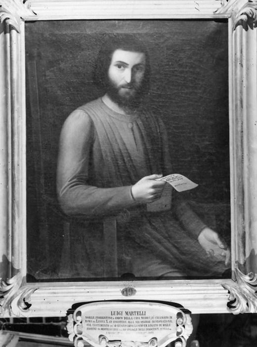 ritratto di Luigi Martelli (dipinto) di Finzi Alessandro (attribuito) (sec. XIX)
