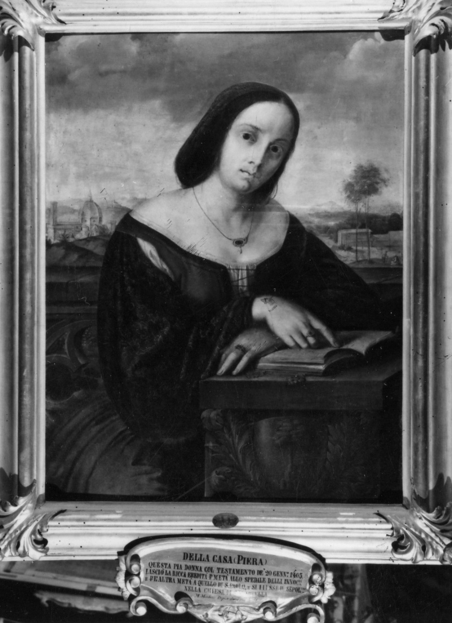 ritratto Piera della Casa (dipinto) di Micheli Michele (attribuito) (sec. XIX)