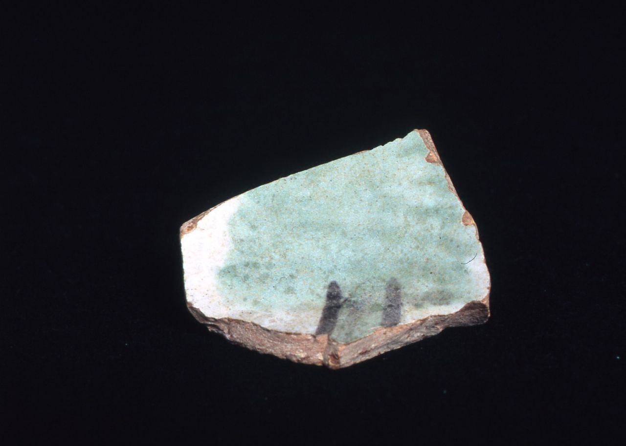 piatto, frammento - manifattura fiorentina (sec. XIV)
