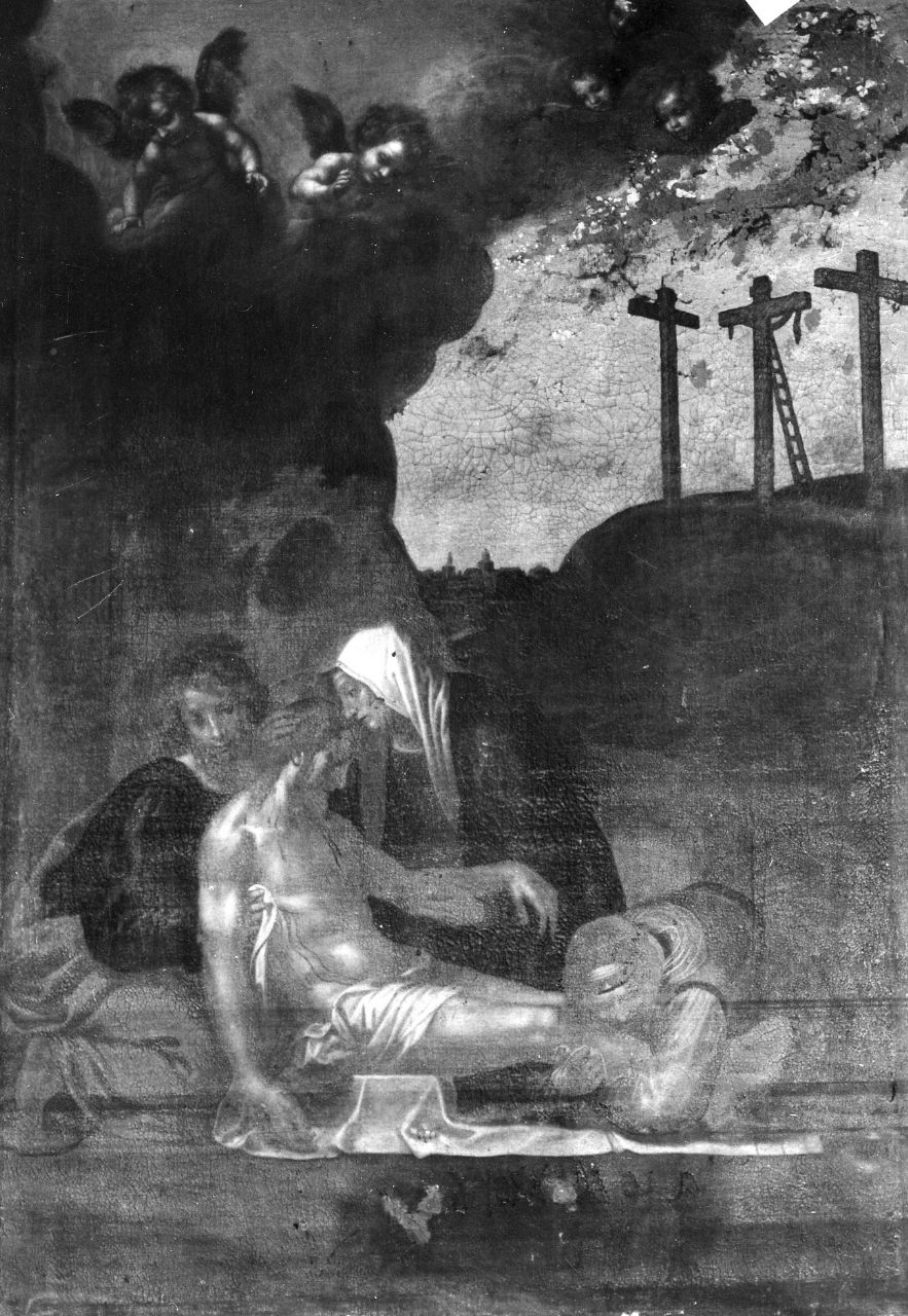 deposizione (dipinto) di Curradi Francesco detto Battiloro (attribuito) (sec. XVII)