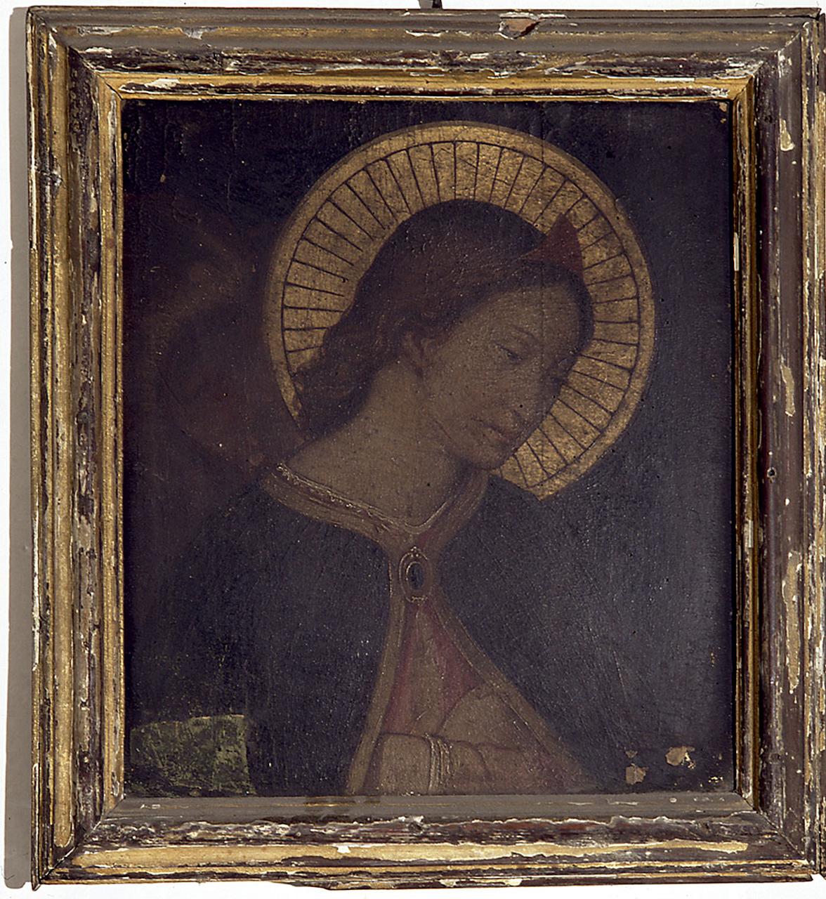 angelo annunciante (dipinto) - ambito fiorentino (seconda metà sec. XVI)