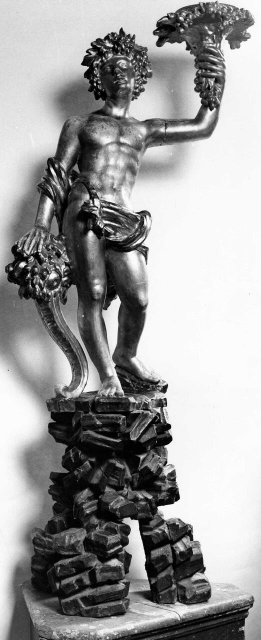 personificazione dell' Autunno (statua, pendant) - ambito toscano (sec. XVIII)
