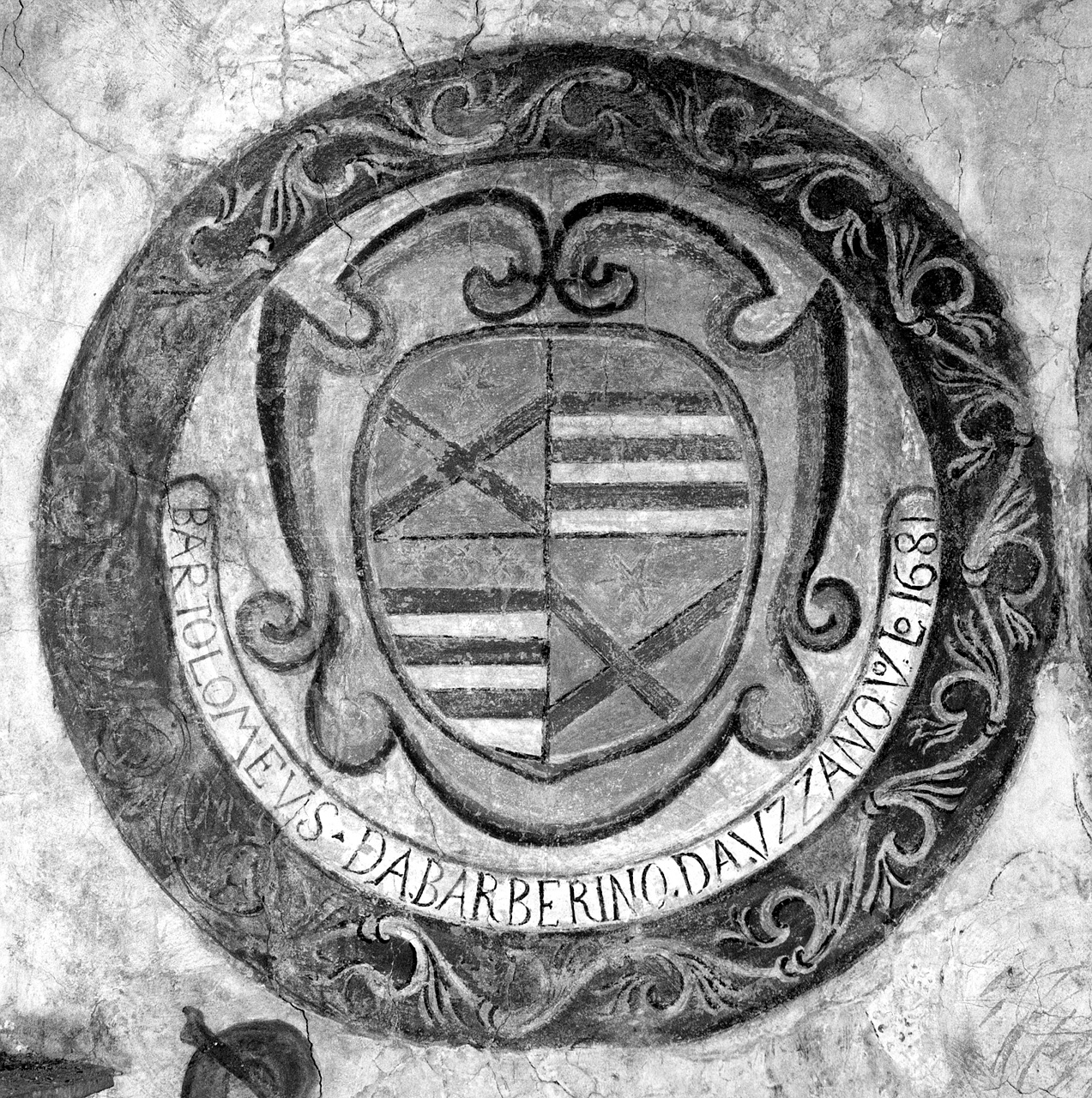 stemma gentilizio (dipinto) - ambito toscano (sec. XVII)