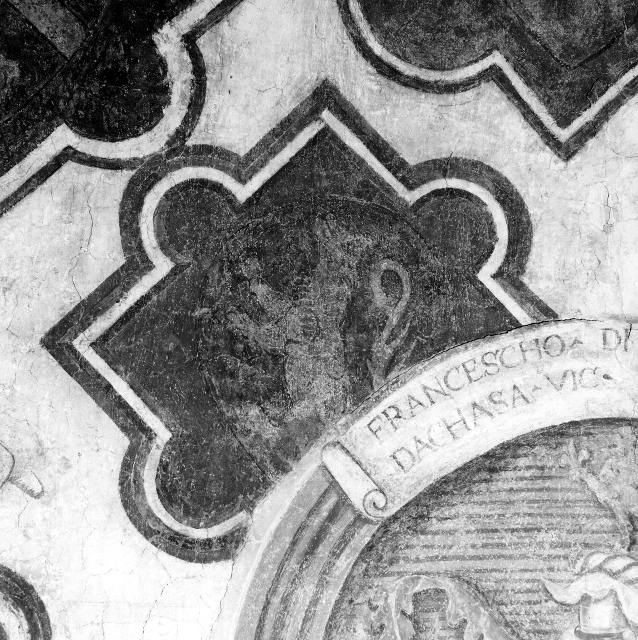 stemma gentilizio della famiglia Altoviti (dipinto, frammento) - ambito toscano (seconda metà sec. XV)