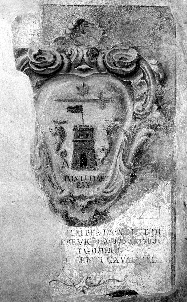 stemma gentilizio della famiglia Cantini (dipinto) - ambito toscano (sec. XVIII)