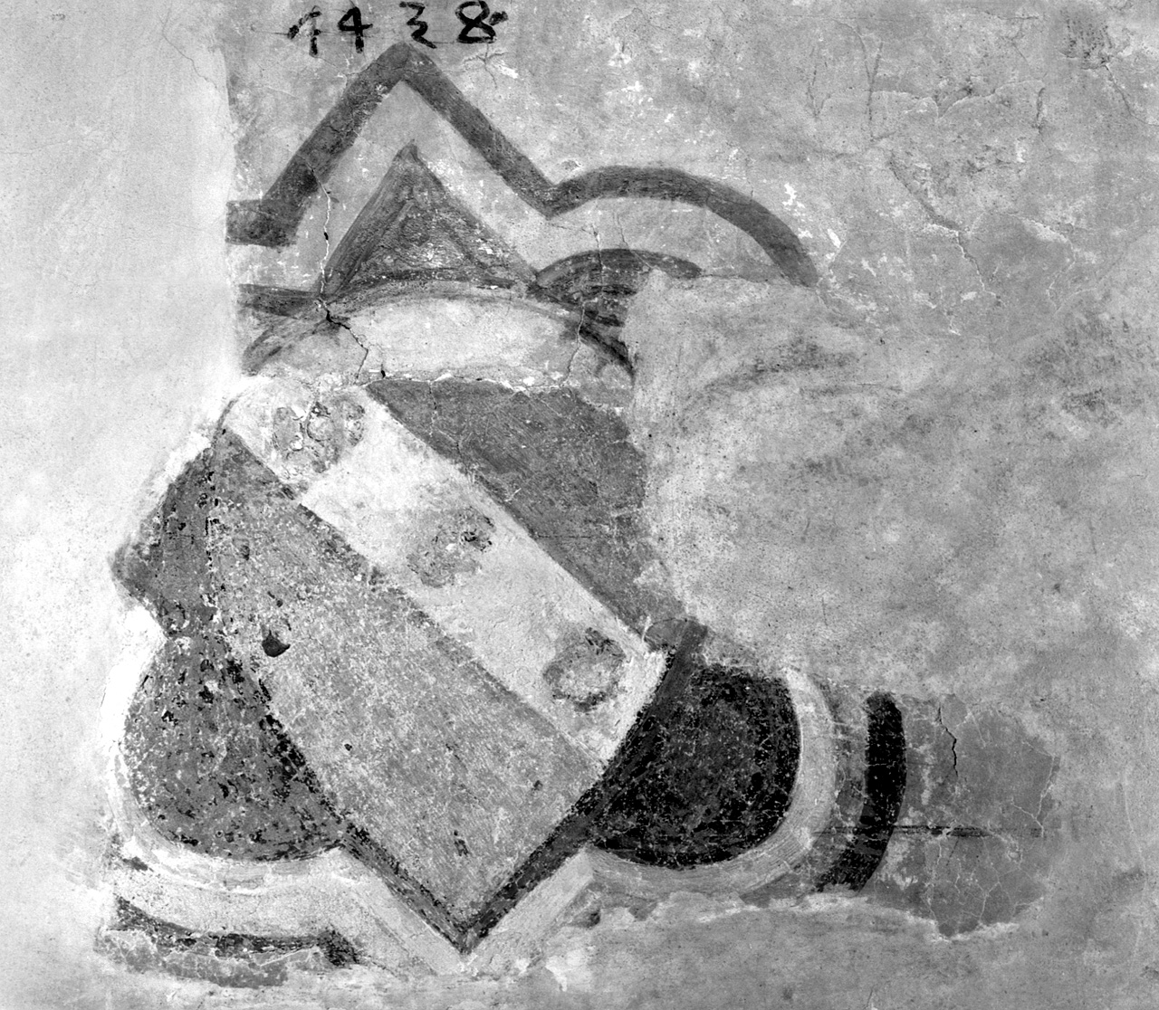 stemma (dipinto, frammento) - ambito toscano (sec. XV)