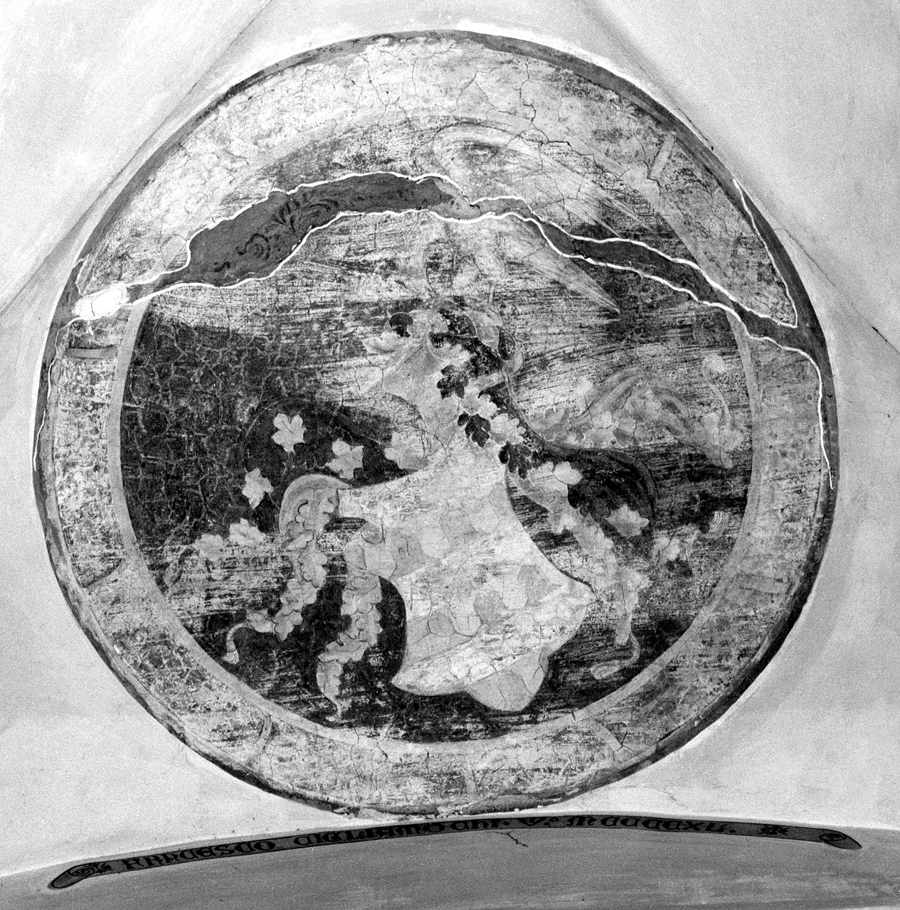 stemma gentilizio della famiglia Cigliamochi (dipinto) - ambito toscano (sec. XV)
