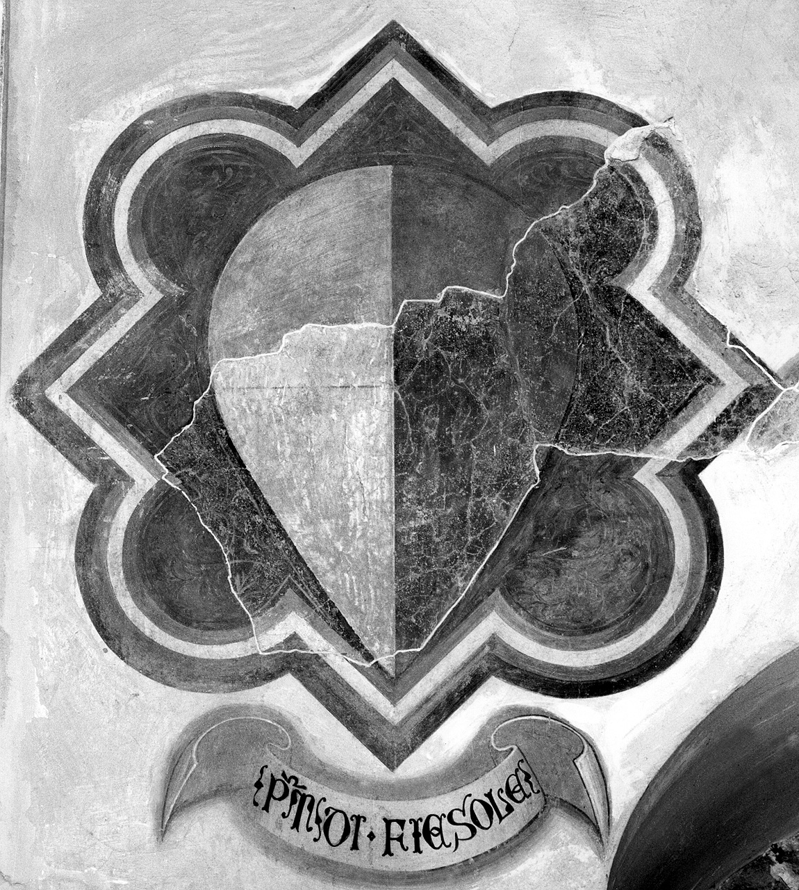stemma della Podesteria di Fiesole (dipinto) - ambito toscano (secondo quarto sec. XV)