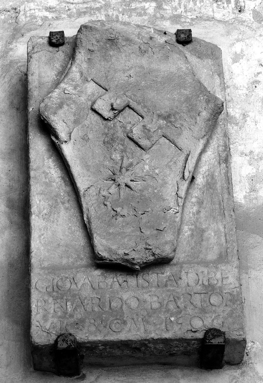 stemma gentilizio della famiglia Bartoli (scultura) - ambito toscano (sec. XV)