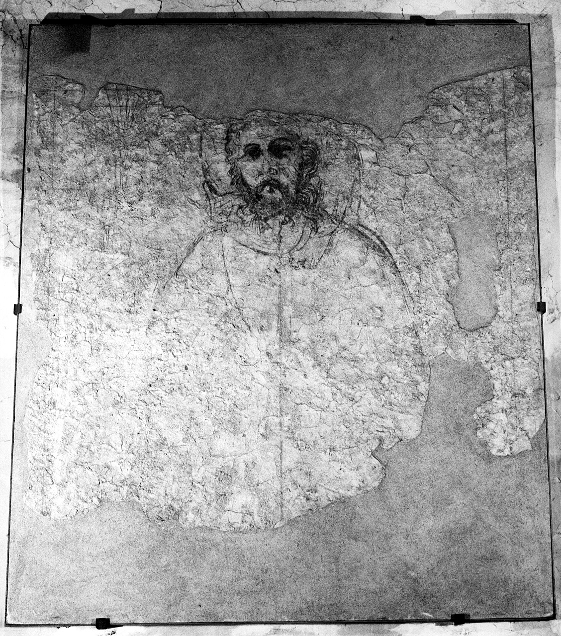 San Cristoforo (sinopia, frammento) - ambito toscano (sec. XV)