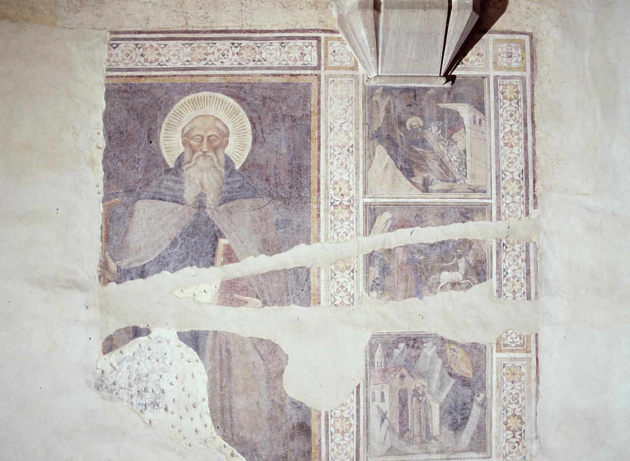 storie della vita di Sant'Antonio Abate (dipinto, ciclo) - ambito fiorentino (sec. XIV)