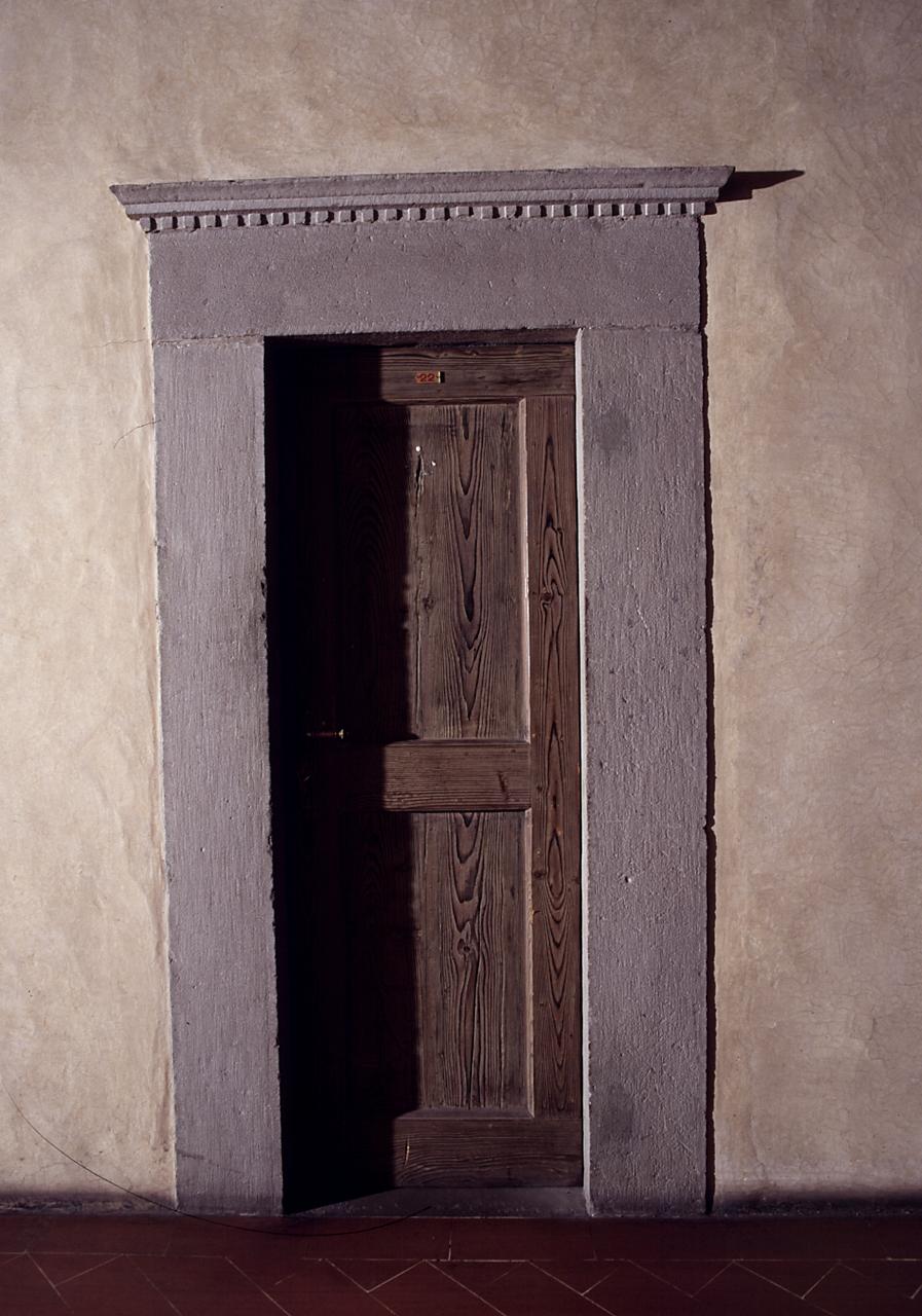 mostra di porta, serie - bottega fiorentina (sec. XIV)
