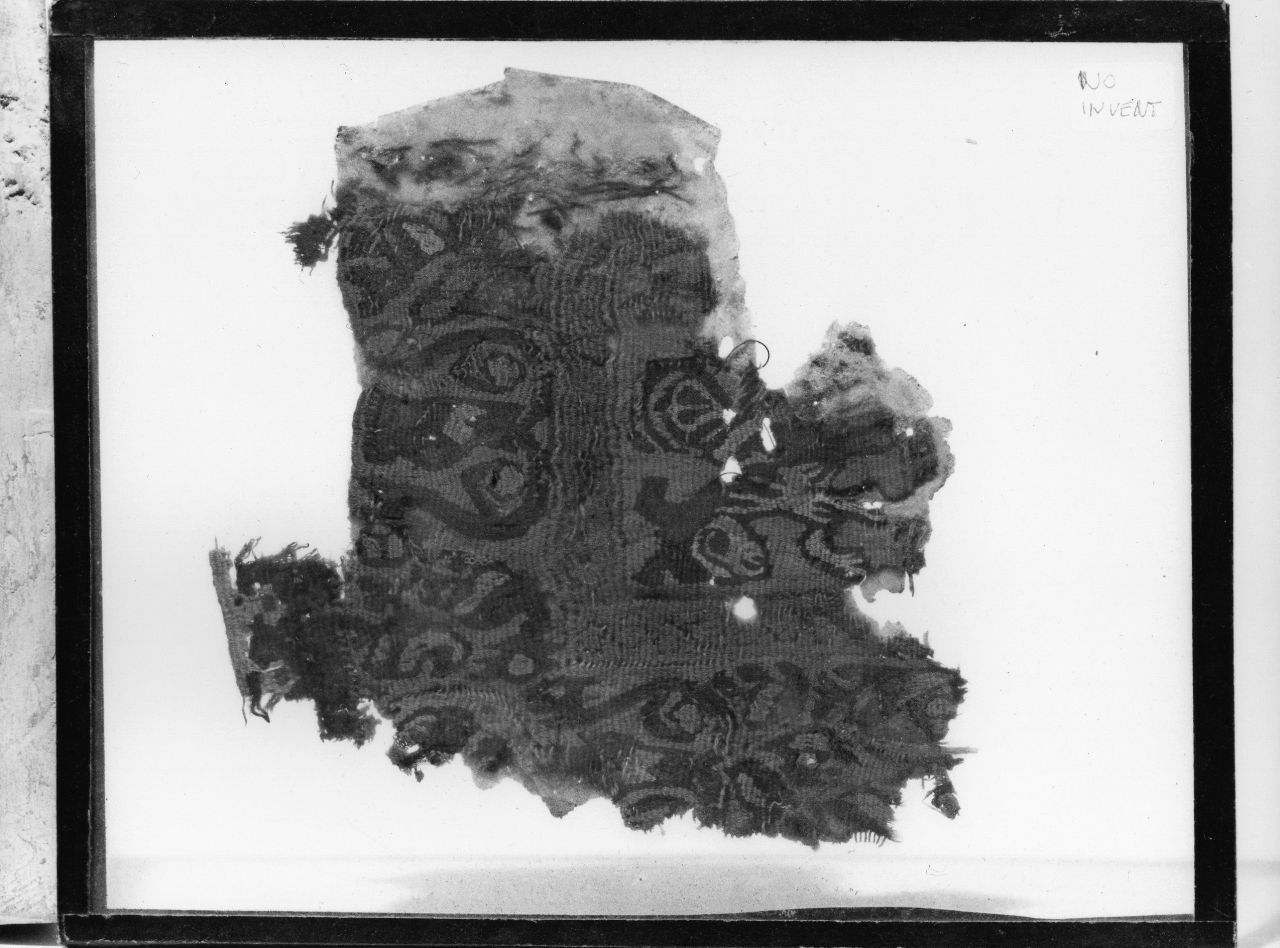 arazzo, frammento - manifattura copta (secc. VIII/ IX)
