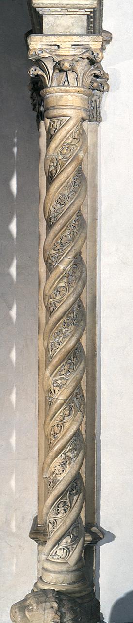 colonna tortile - bottega toscana (sec. XIV)