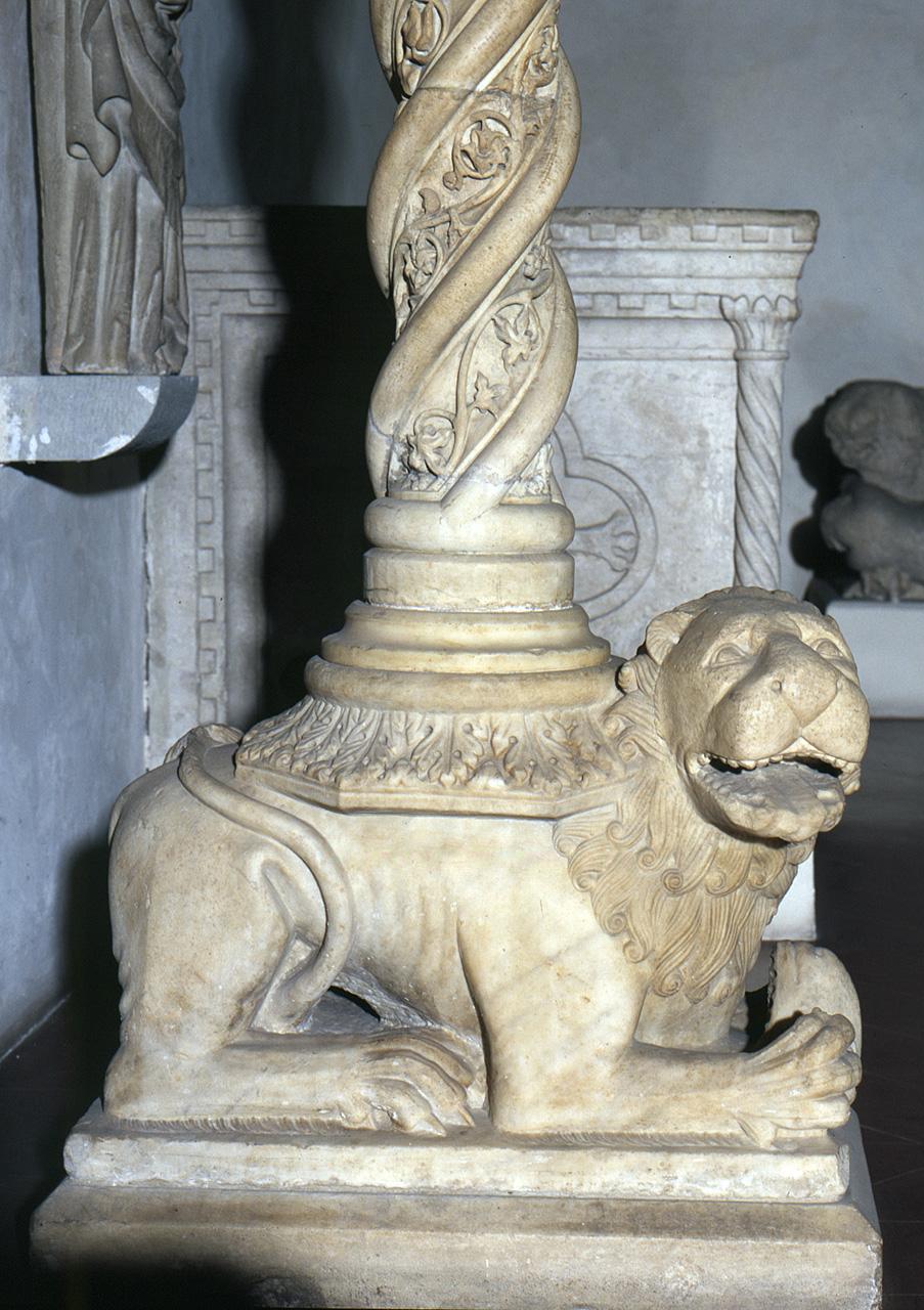 leone (scultura) - manifattura pisana (sec. XIV)