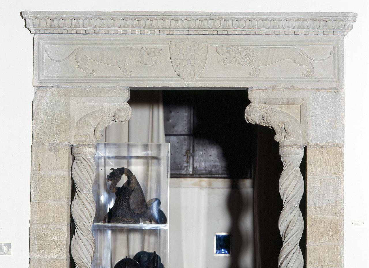 architrave di portale - bottega fiorentina (prima metà sec. XV)