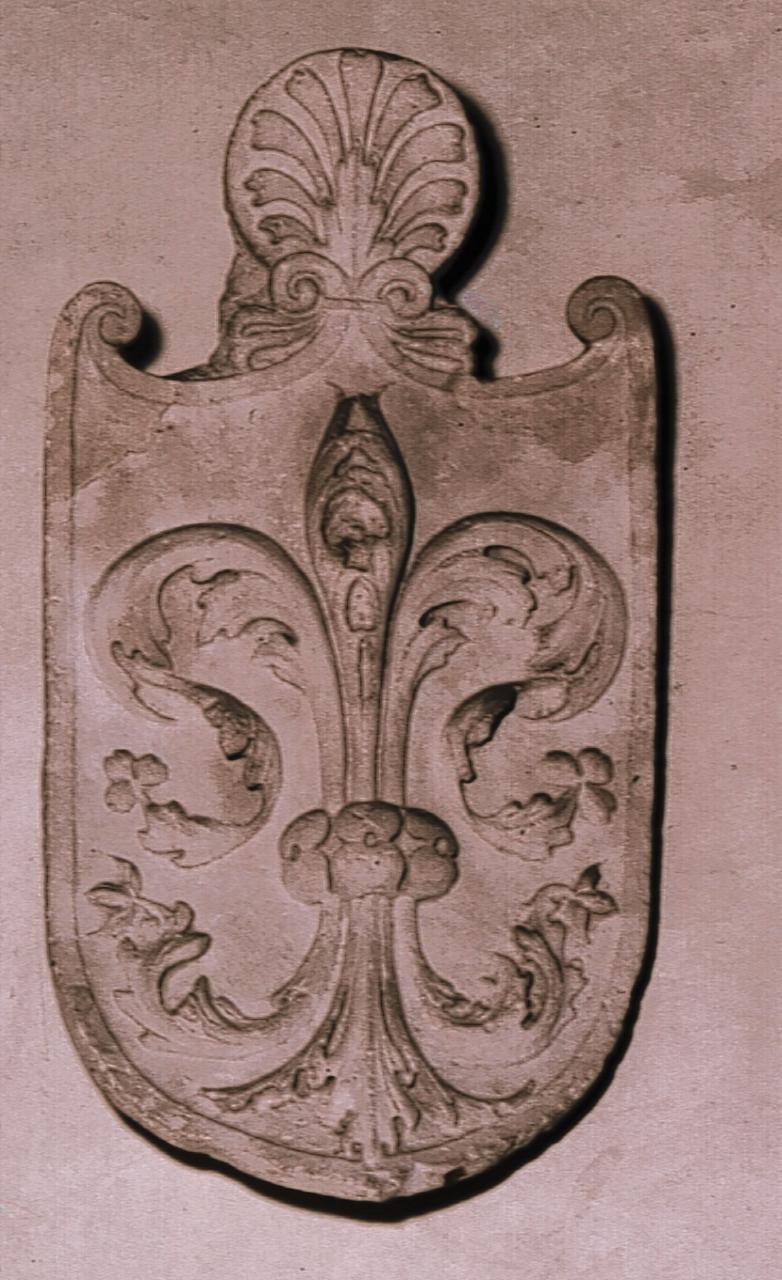 stemma della città di Firenze (rilievo) - produzione italiana (seconda metà sec. XV)