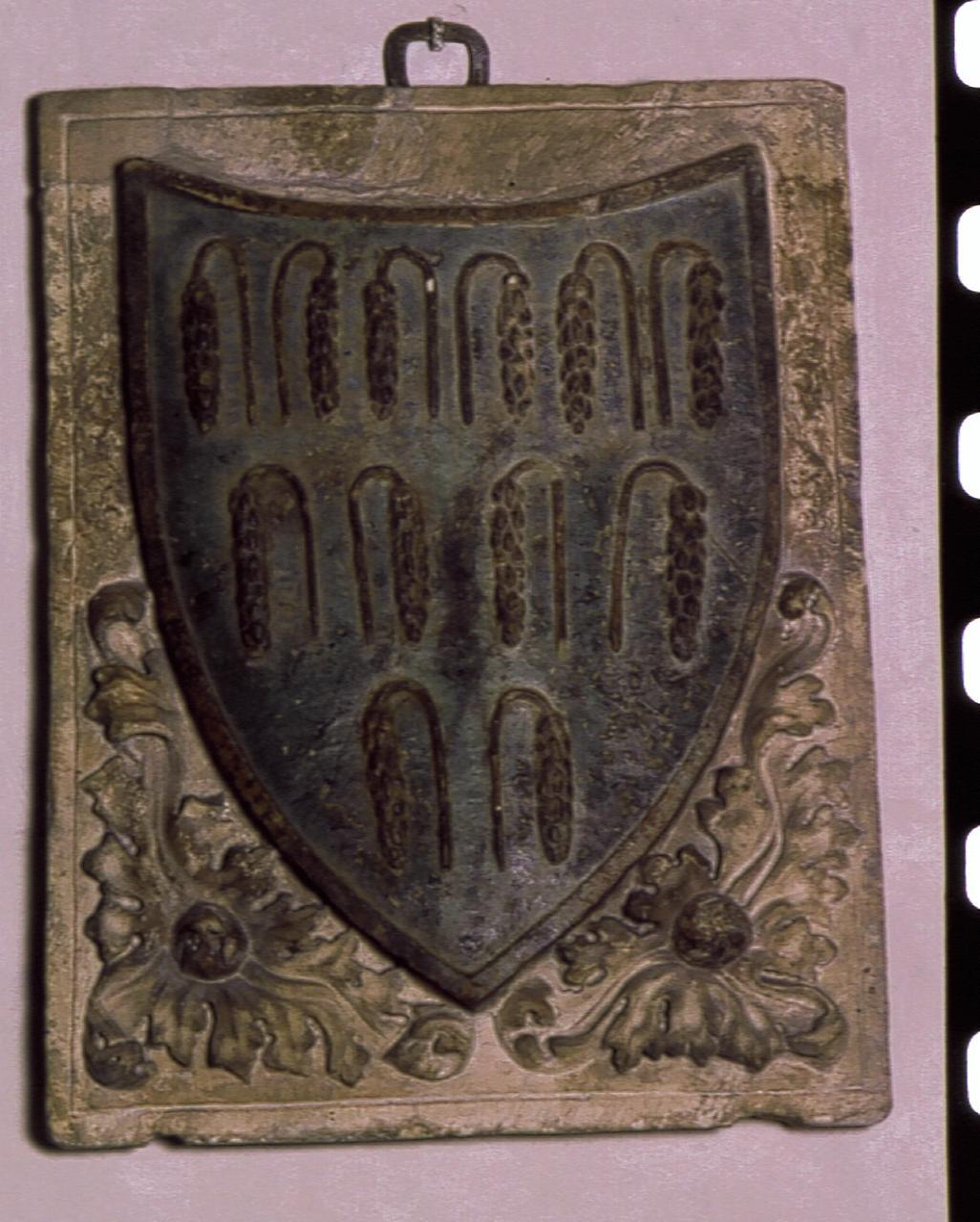 stemma gentilizio (targa) - produzione fiorentina (sec. XIV)