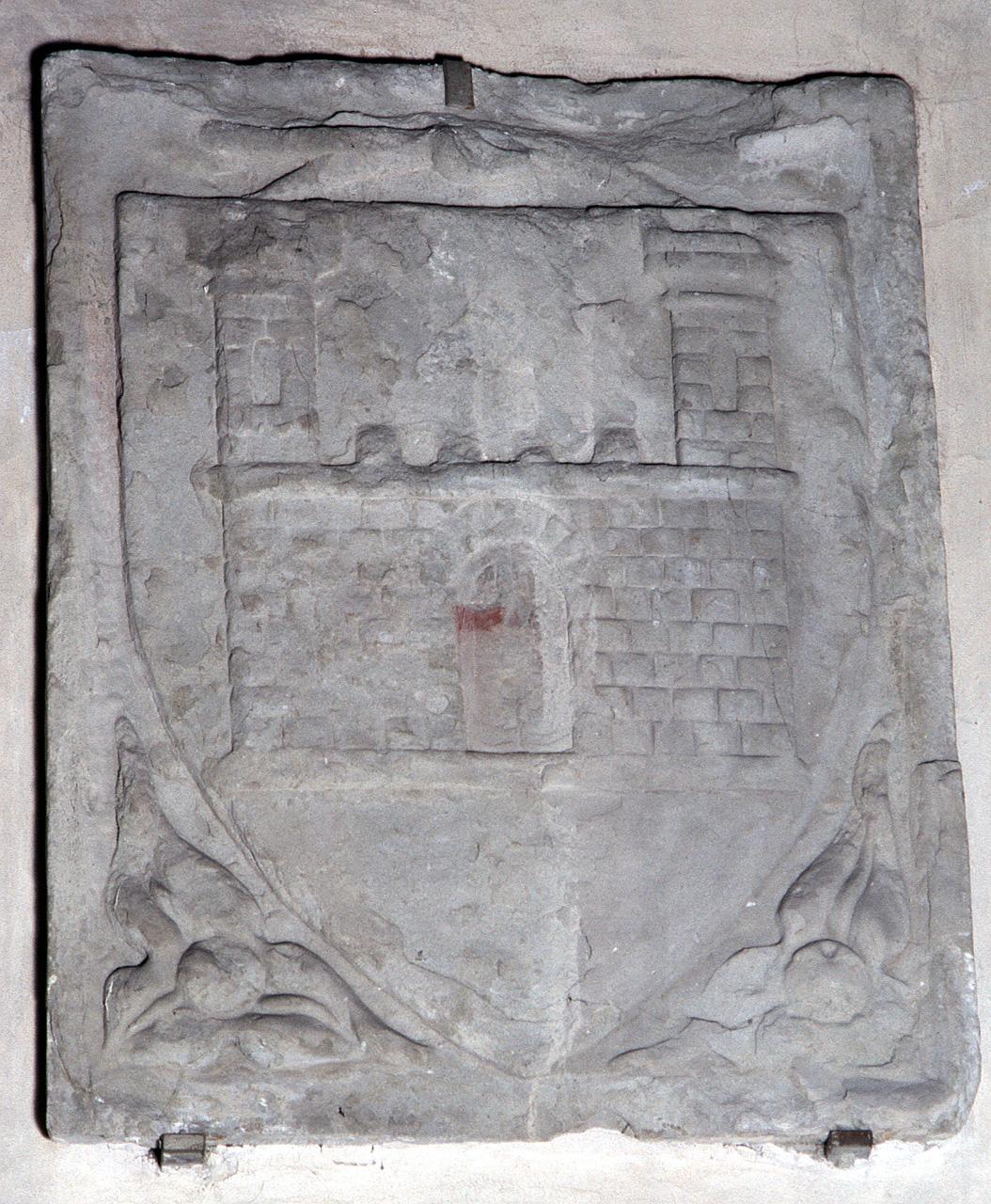 stemma gentilizio della famiglia Castellani (rilievo) - produzione fiorentina (sec. XIV)