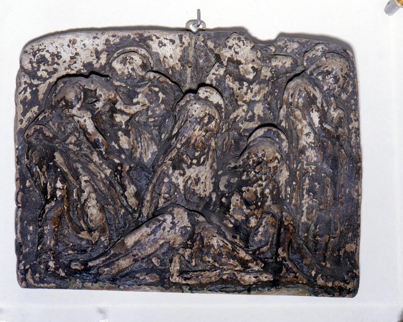compianto sul Cristo morto (rilievo) di Bardi Donato detto Donatello (maniera) (seconda metà sec. XV)