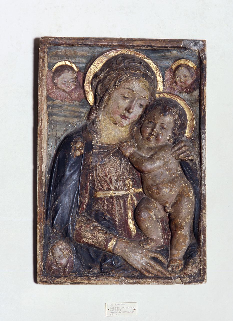 Madonna con Bambino (rilievo) - bottega fiorentina (ultimo quarto sec. XV)