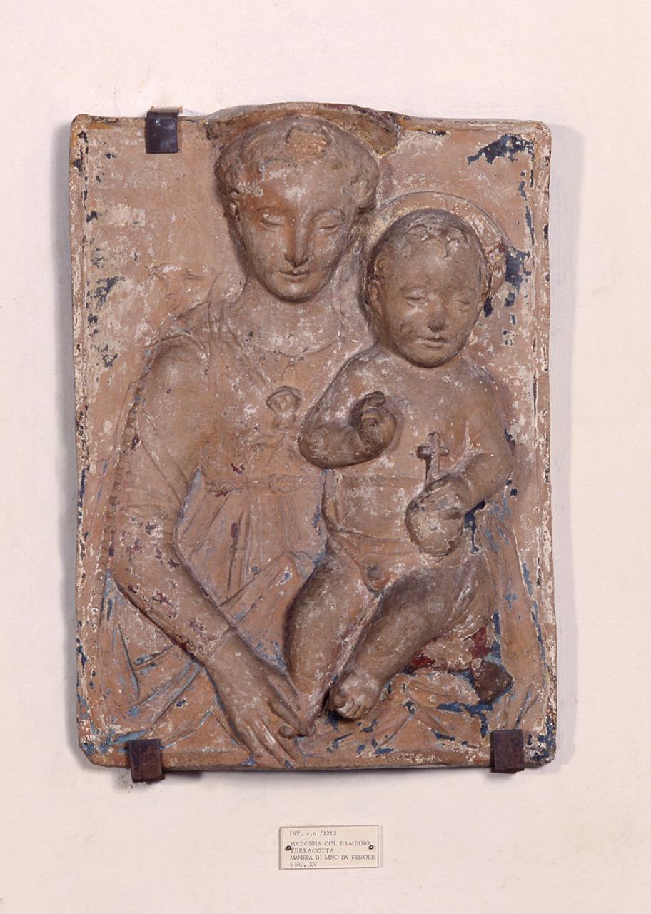 Madonna con Bambino (rilievo) di Mino da Fiesole (cerchia) (seconda metà sec. XV)