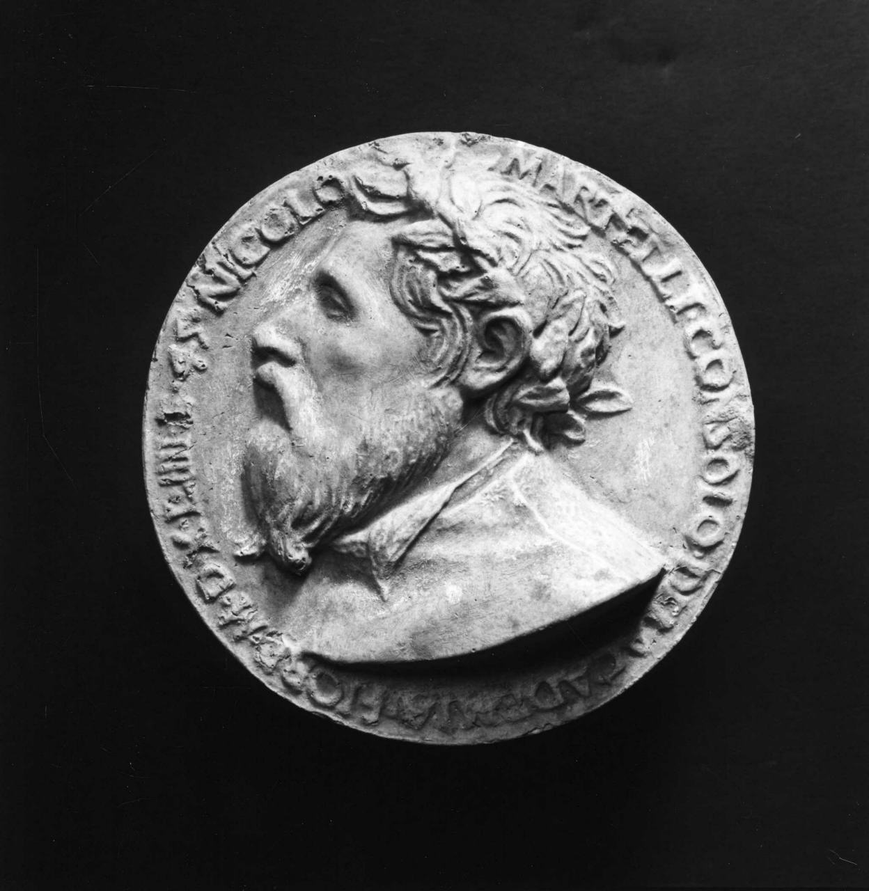 ritratto di Niccolò Martelli (calco di medaglia) di Lelli Oronzio (bottega) (sec. XIX)