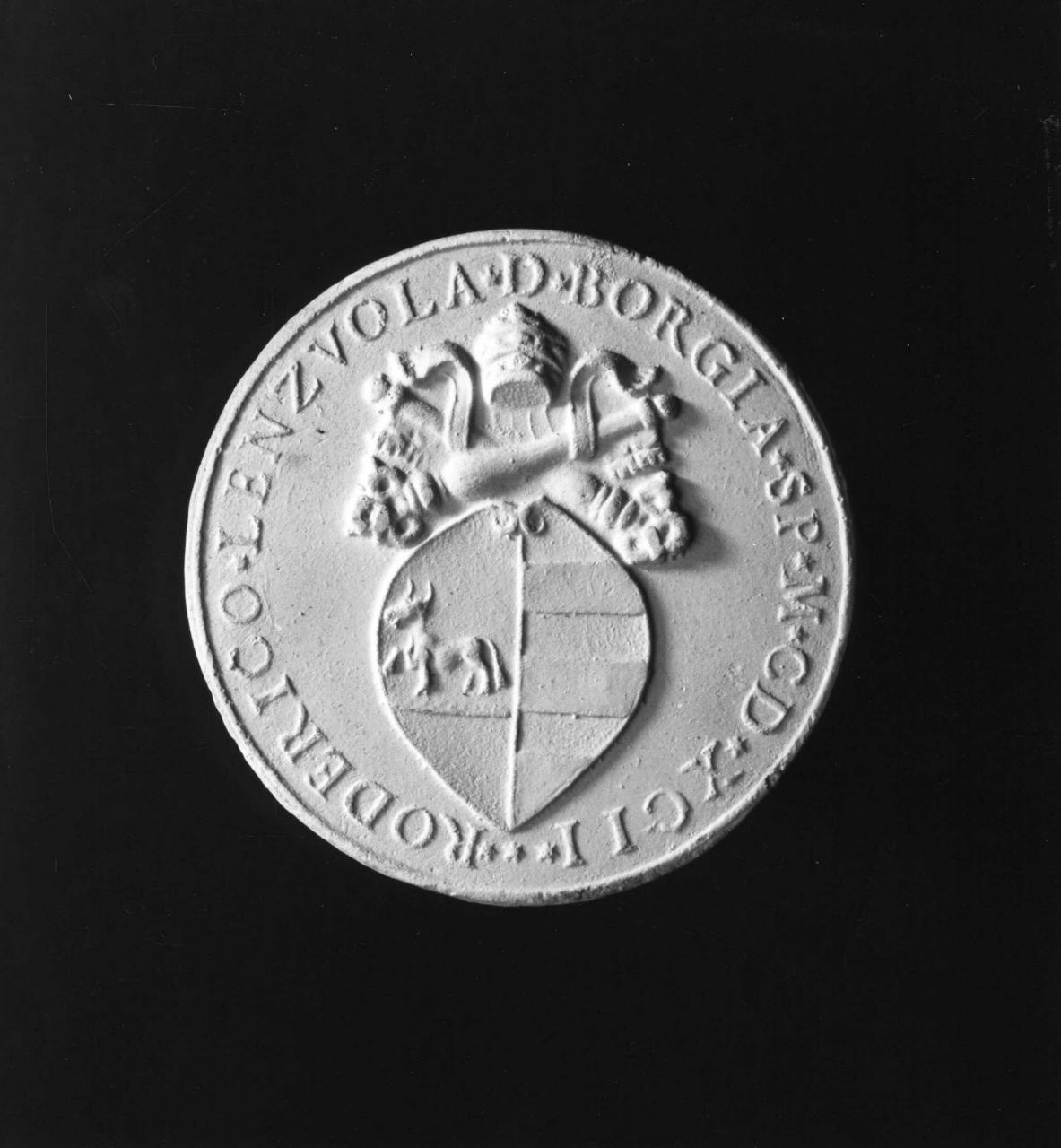 stemma gentilizio (calco di medaglia) di Lelli Oronzio (bottega) (sec. XIX)