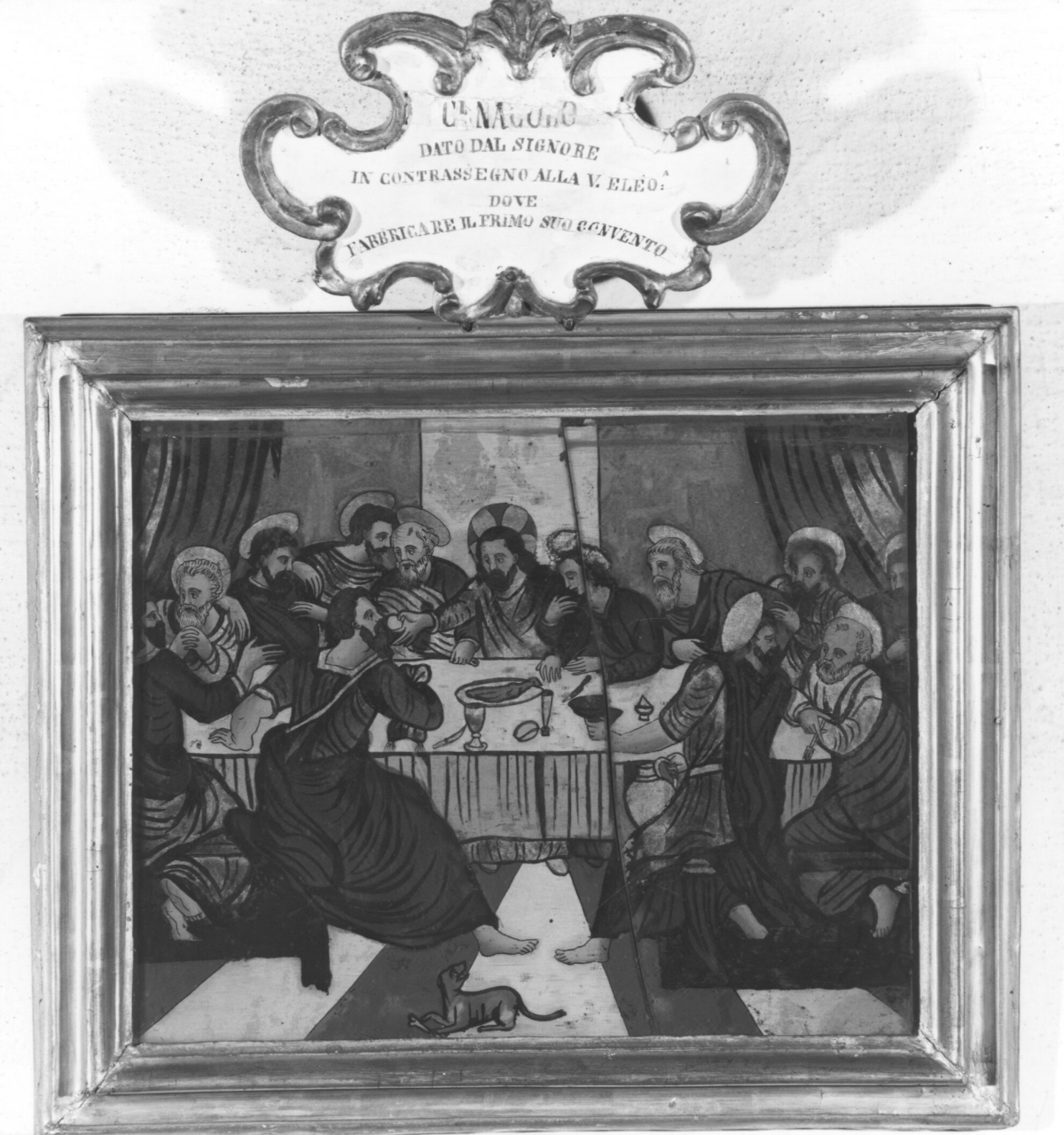 ultima cena (dipinto) - ambito veneziano (secc. XVI/ XVII)