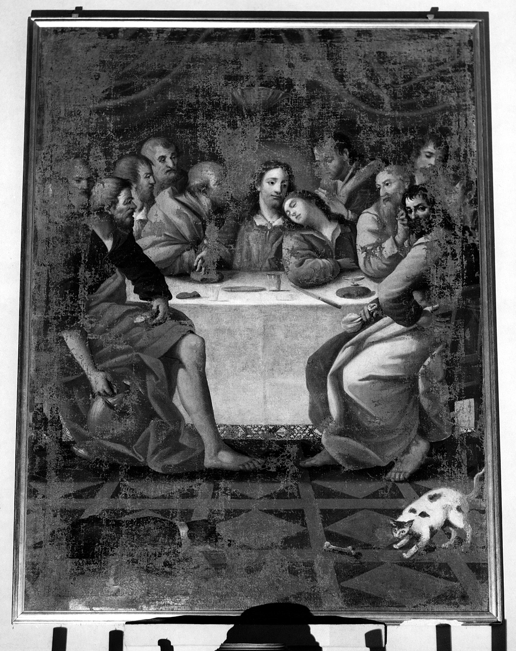 ultima cena (dipinto) - bottega toscana (sec. XVII)