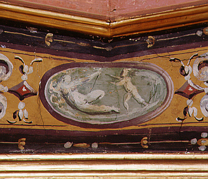 Venere e Cupido (dipinto) di Marchetti Marco detto Marco da Faenza (sec. XVI)