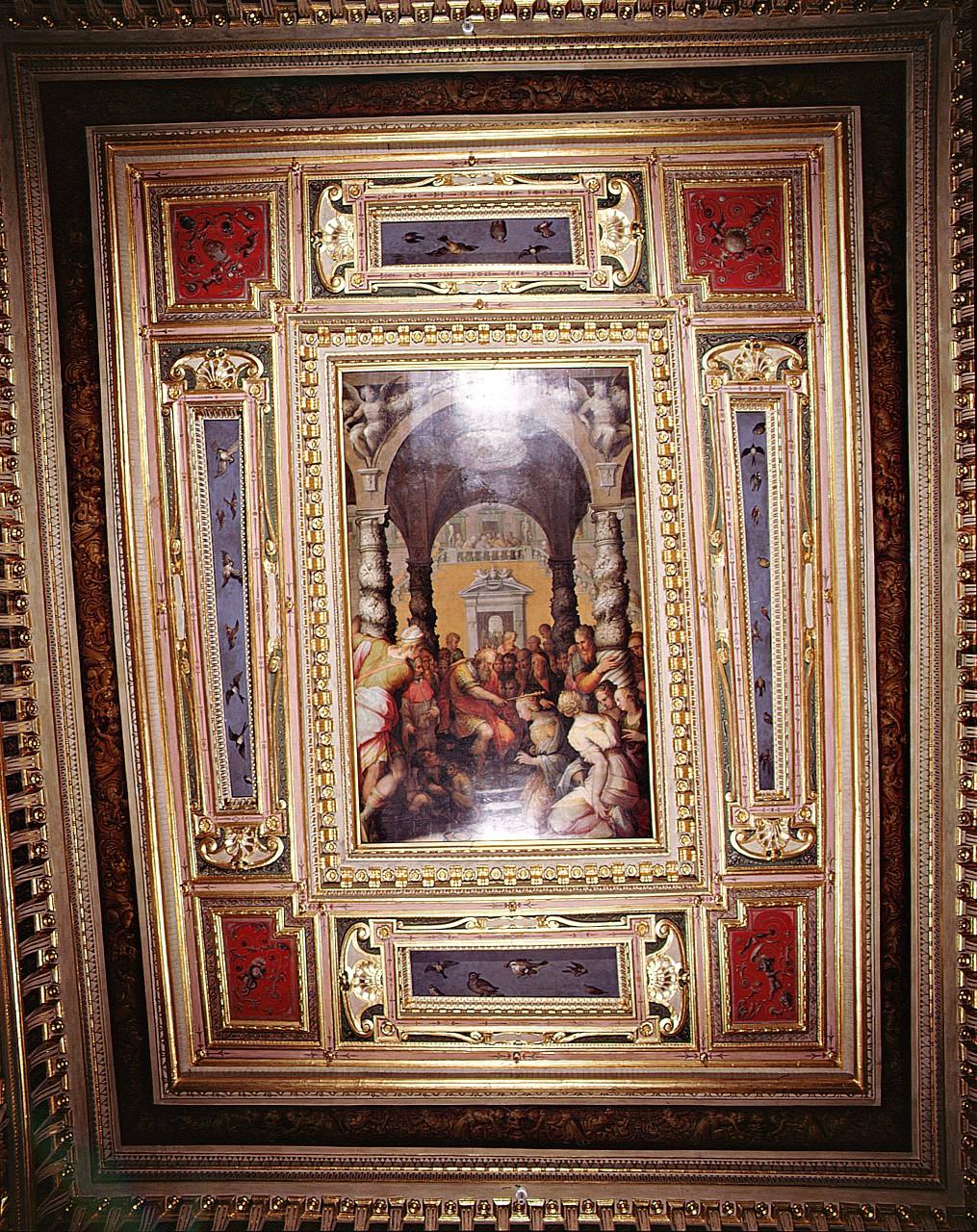 motivo decorativo (soffitto) di Vasari Giorgio (sec. XVI)