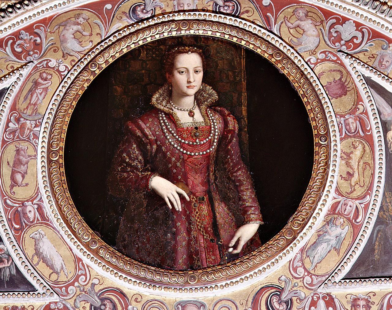 ritratto di Eleonora di Toledo (dipinto) di Allori Alessandro (sec. XVI)