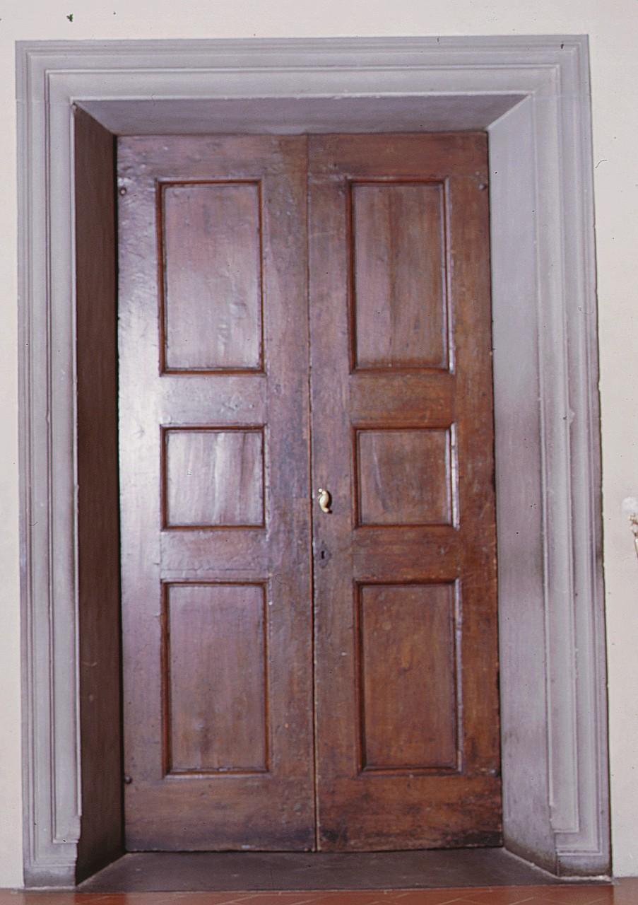 motivo decorativo (mostra di portale) di Vasari Giorgio - bottega fiorentina (sec. XVI)