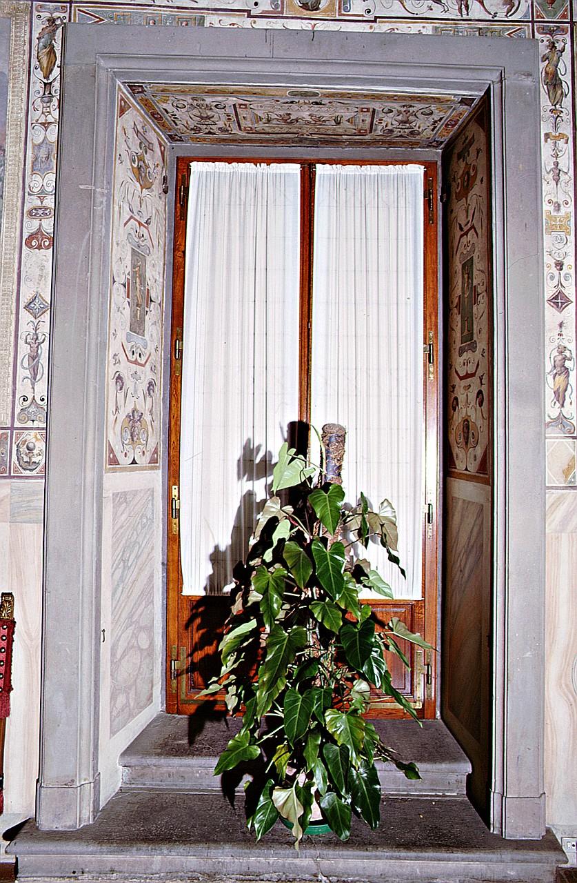 mostra di finestra, serie di Vasari Giorgio, Mechini Francesco detto Covato, Bartolomeo di Francesco (sec. XVI)