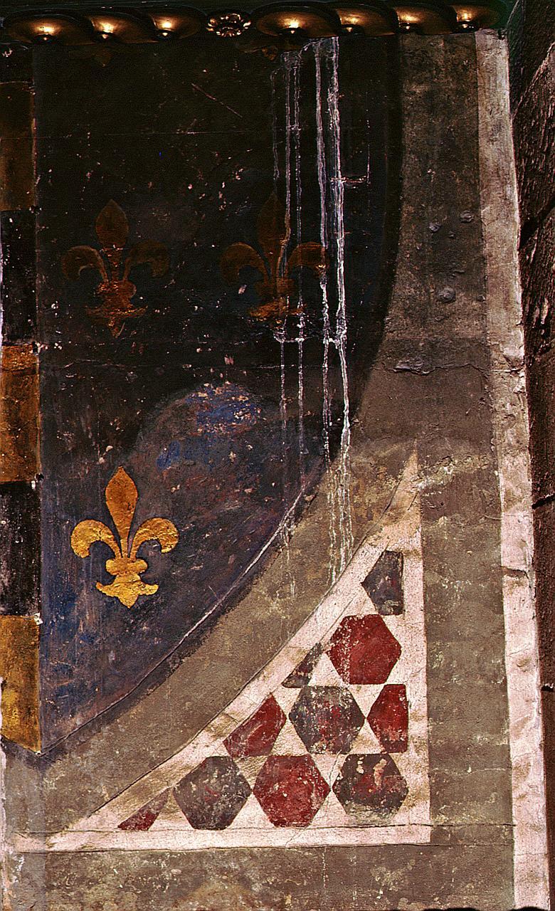 stemma del Regno di Napoli (dipinto) - ambito fiorentino (sec. XIV)