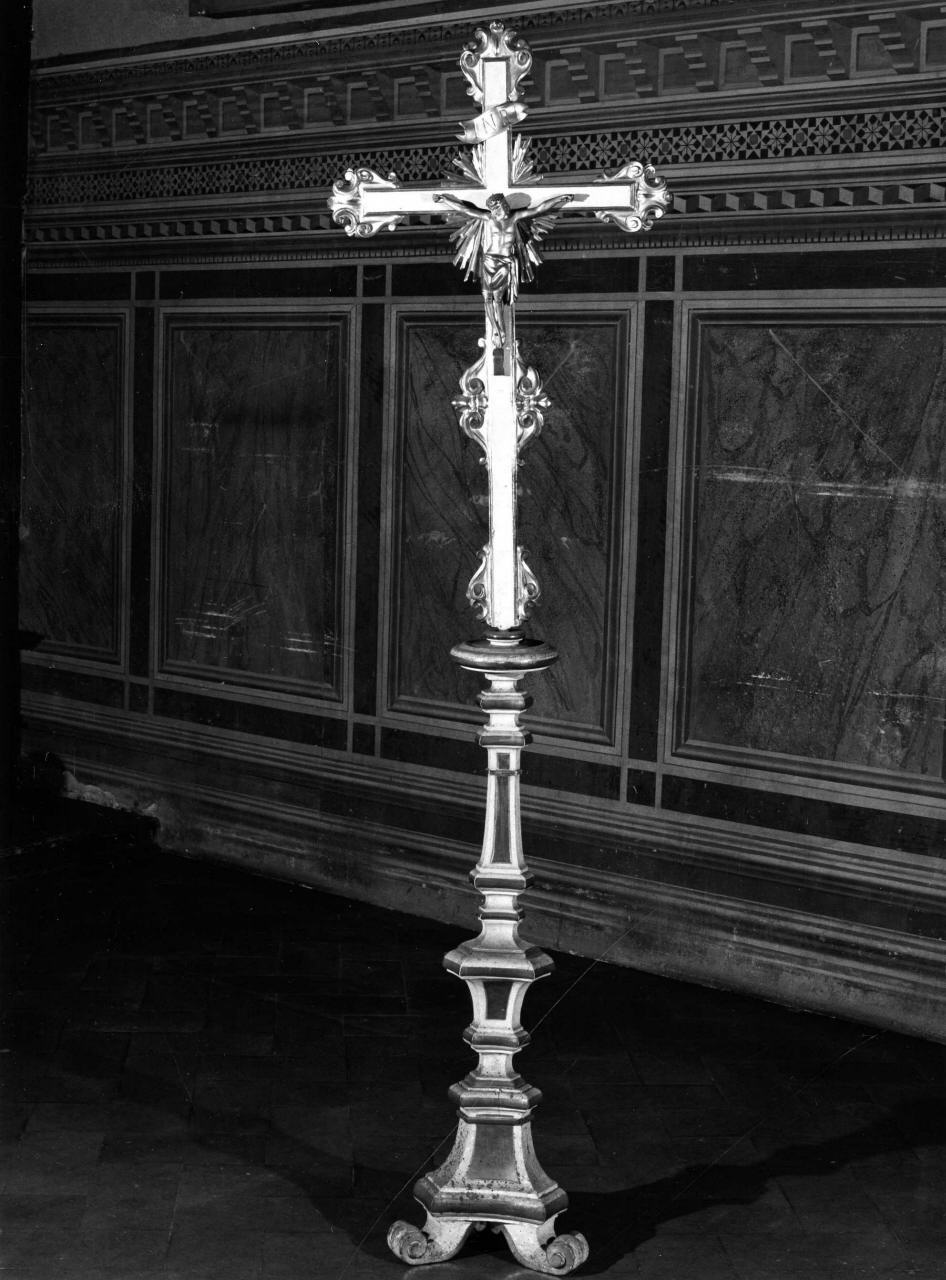 base per croce d'altare - produzione toscana (sec. XVIII)