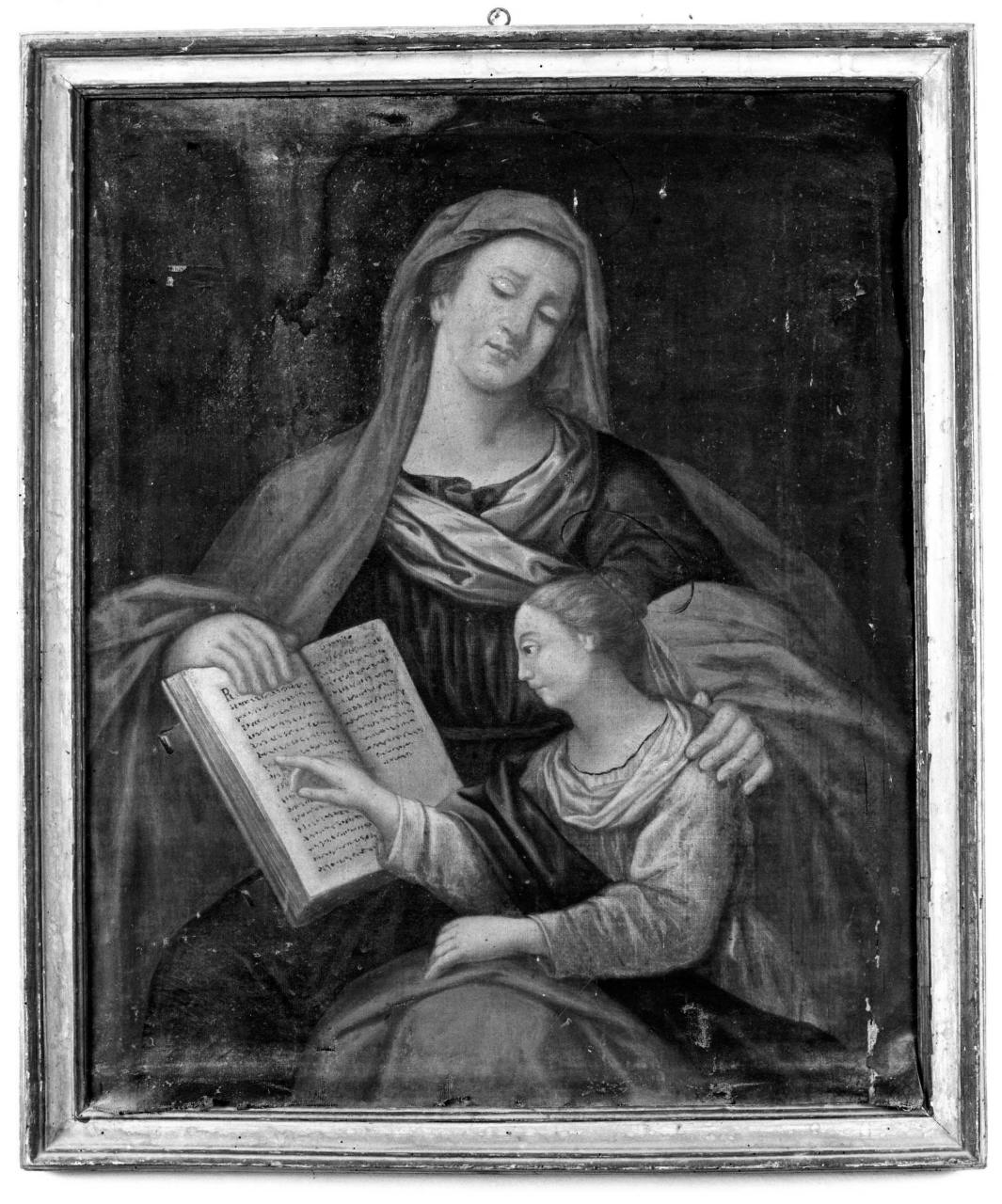 Sant'Anna insegna a leggere a Maria Vergine (dipinto) - ambito fiorentino (secondo quarto sec. XIX)