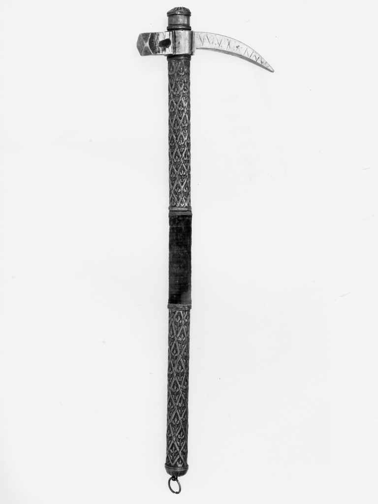 motivi decorativi vegetali a palmette (martello d'arme - kulunk) - manifattura ottomana (?) (secc. XVII/ XVIII)