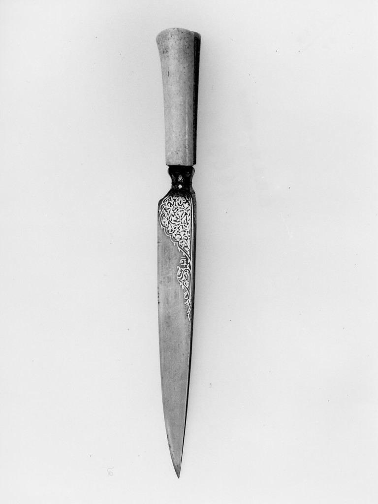 motivi decorativi floreali (coltello - kard) - manifattura persiana (sec. XVIII)