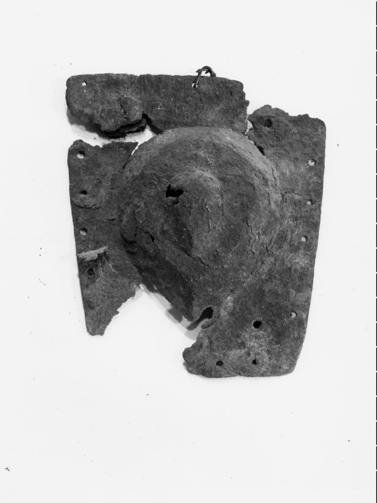 orecchione di taschetto - shishak, frammento - manifattura ottomana (seconda metà sec. XVI)